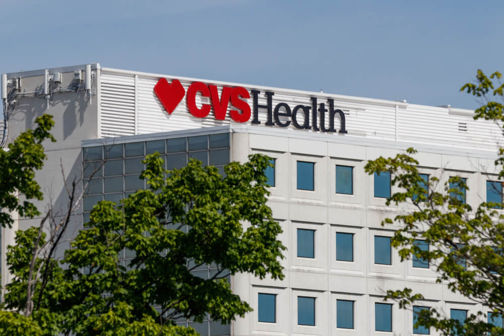 CVS: CVS Health building.