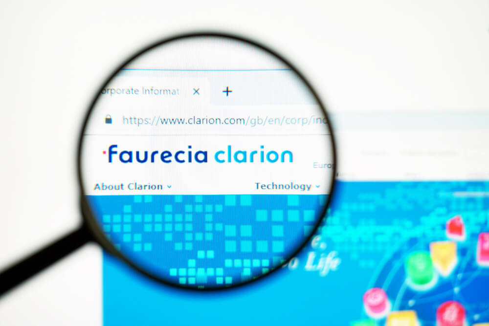 Faurecia: Homepage of Faurecia Clarion.