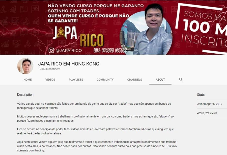 Japa Rico Youtube scamer