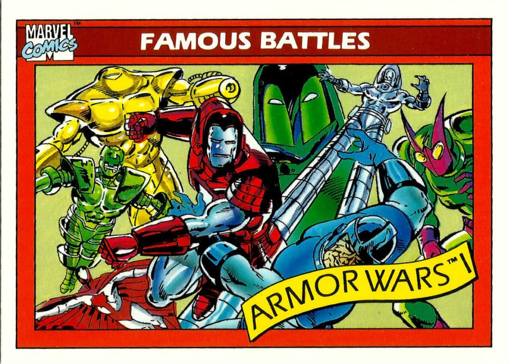 Marvel Universe Famous Battles Evolutionary War Card